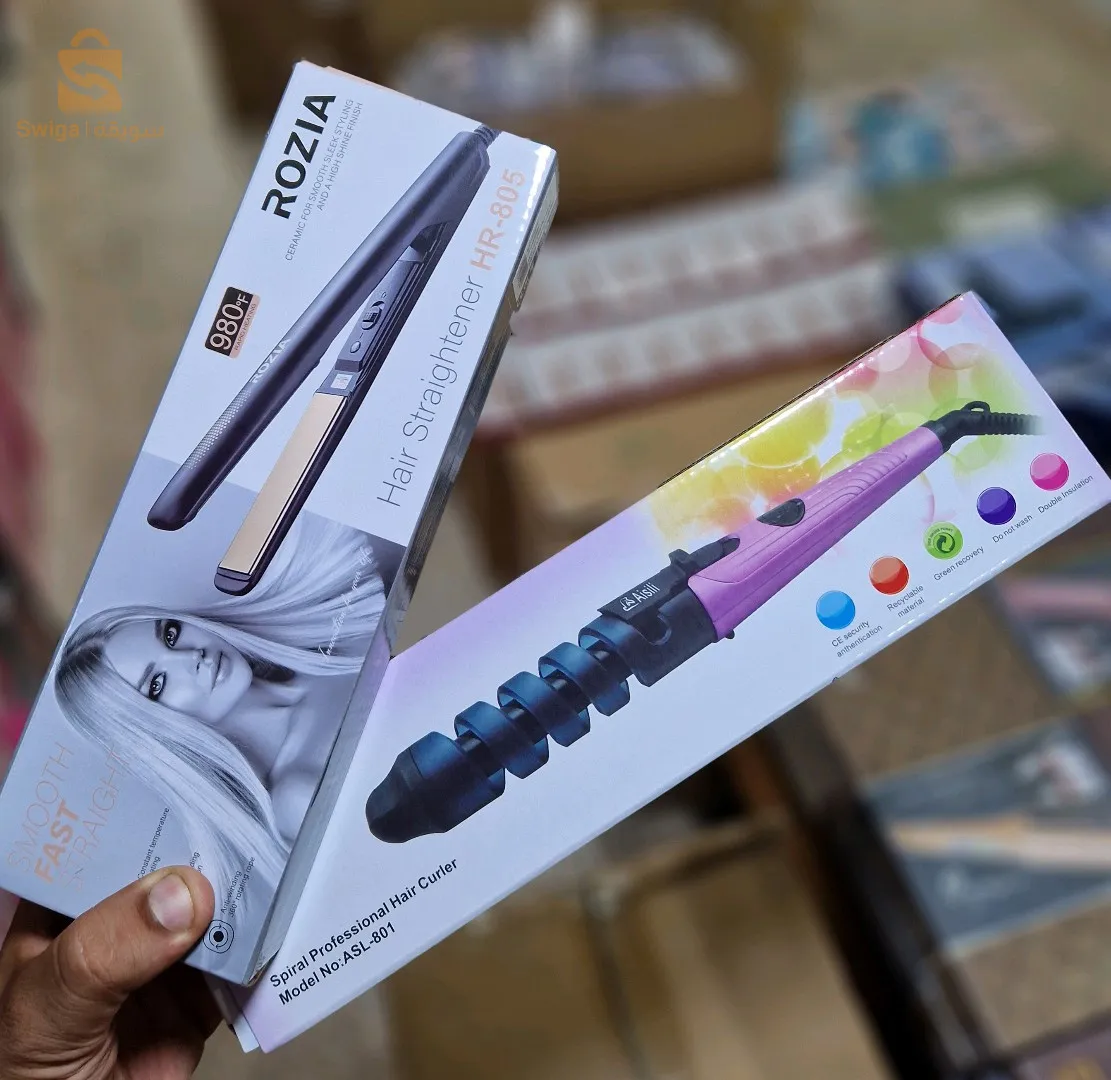 Pack lisseur Rozia + bocleur