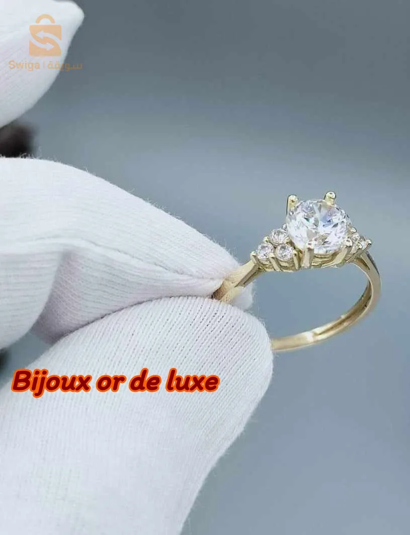 bague fiançailles or 18 carats