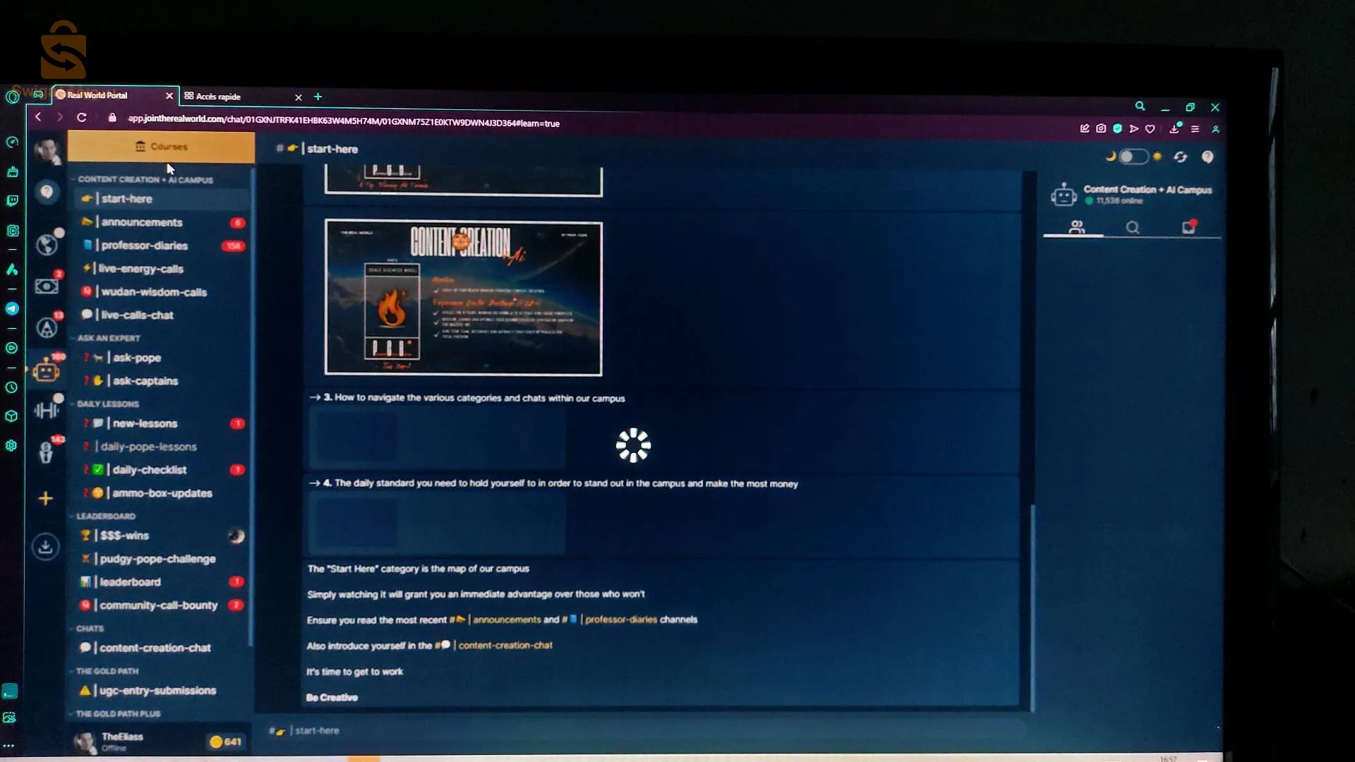 the real World account 3 months
