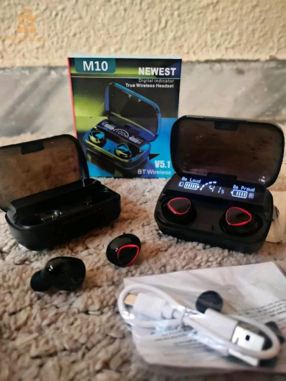 سماعات 𝐌𝟏𝟎 الأصلية المقاومة للماء