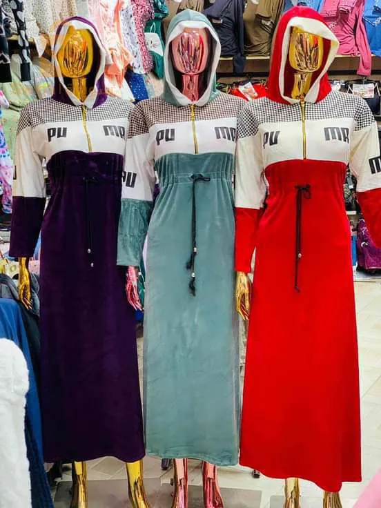 قندورة قطيفة صوفت. ب ليطاي