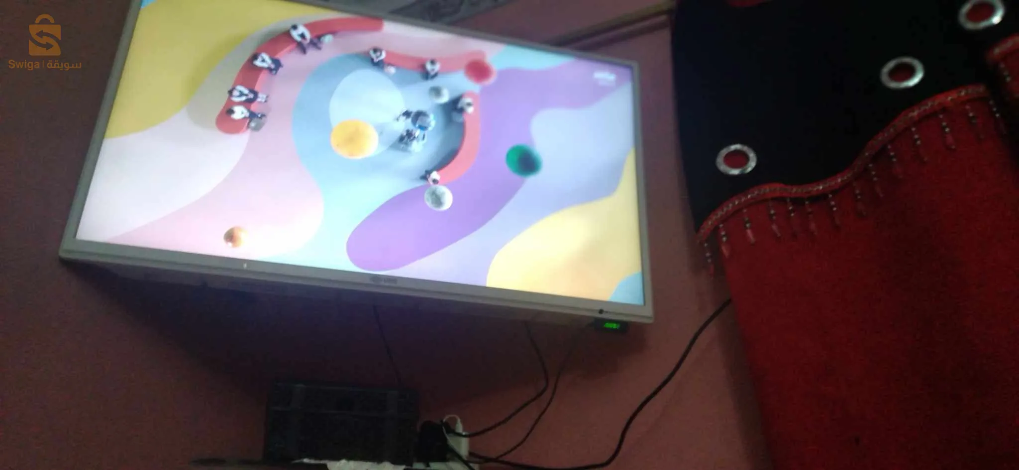 تلفاز اريس  43 بوس مستعمل simple ماشي سمارت