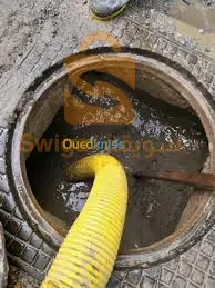 تسريح المجاري و قنوات الصرف الصحي المسدودة