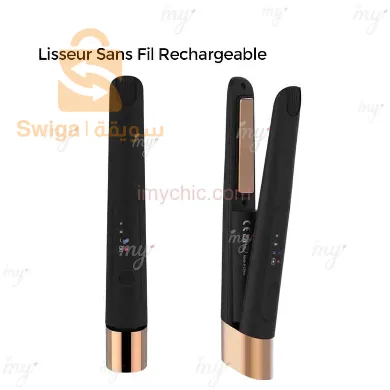 Lisseur Sans Fil Rechargeable Et power bank