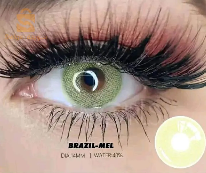 عدسات لاصقة اصلية طبيعية متوفرة بعدة الوان