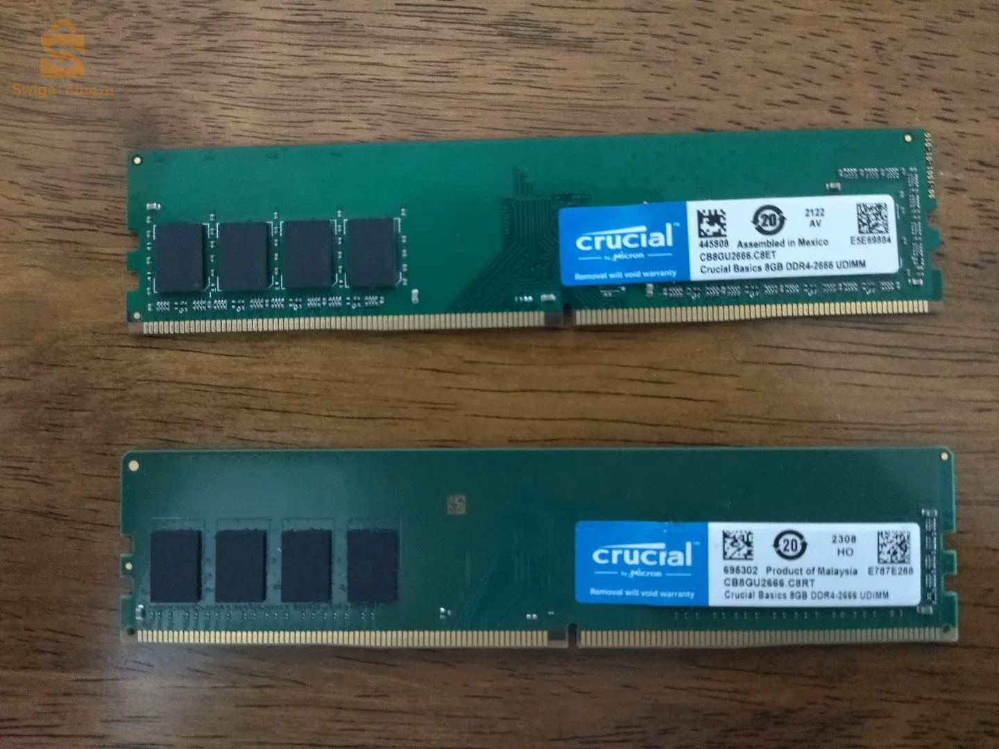 crucial ram 8 × 2 DDR 4 2666mhz