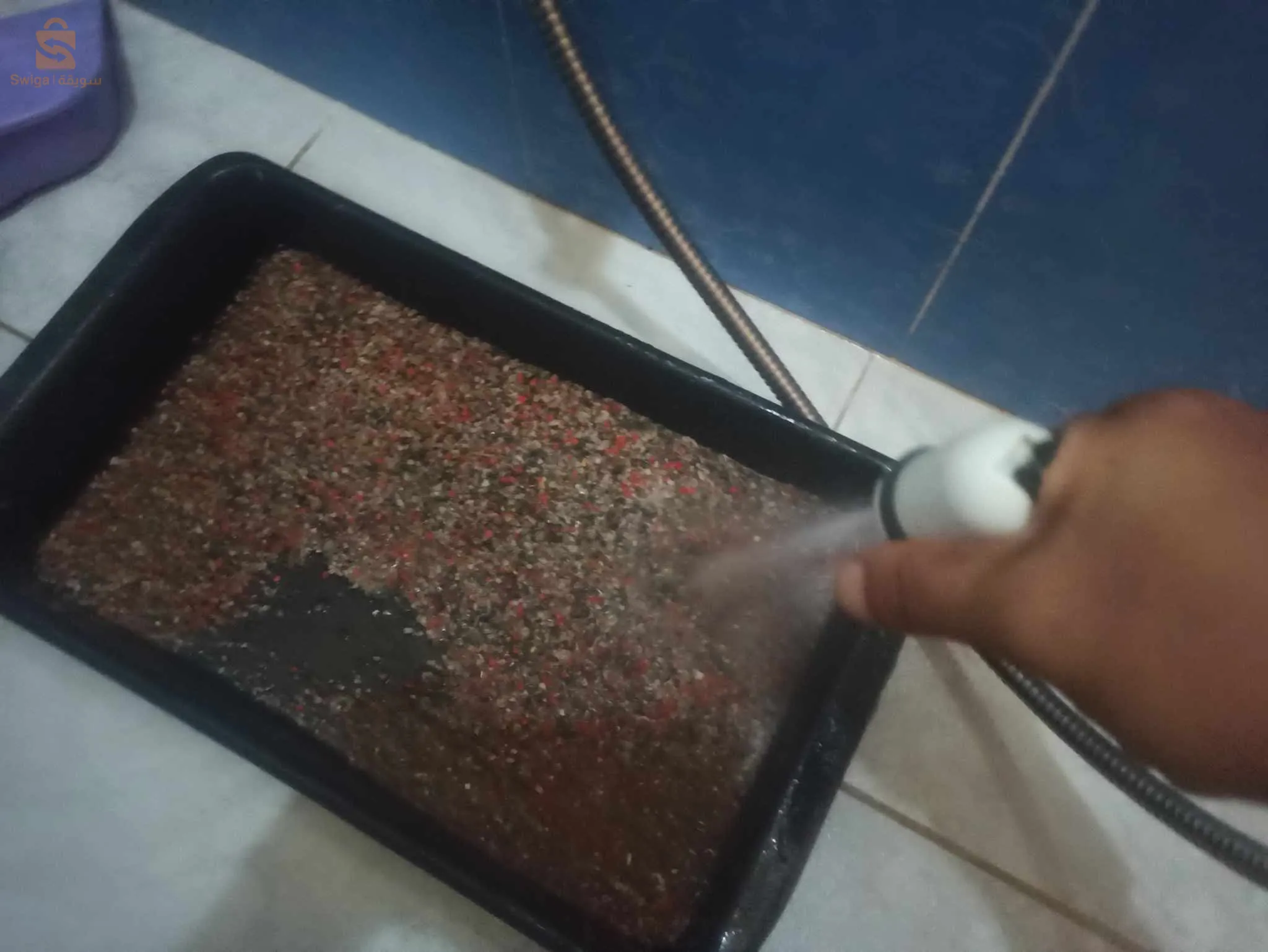 litière pour chat lavable