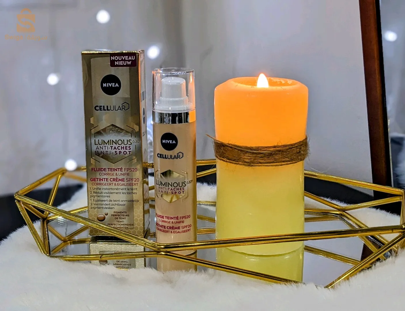 مستلزمات تنظيف الوجه و سيروم معالج لتجاعيد الوجه نيفيا و لوريال الاصلية