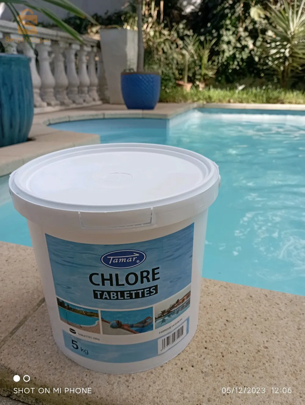 chlore pour piscine