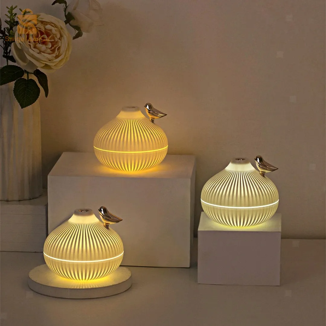 معطر ومرطب الهواء بسعة 300 مل يساعد على تزيين ديكور المنزل