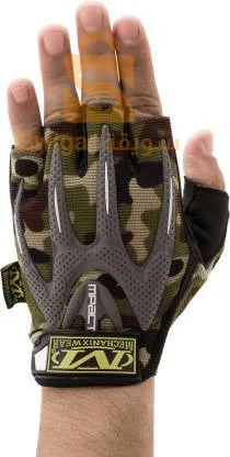 Mechanix Gants de Moto antidérapants demi-doigt قفازات المضادة للانزلاق نصف اصبع للدراجات النارية$👍
