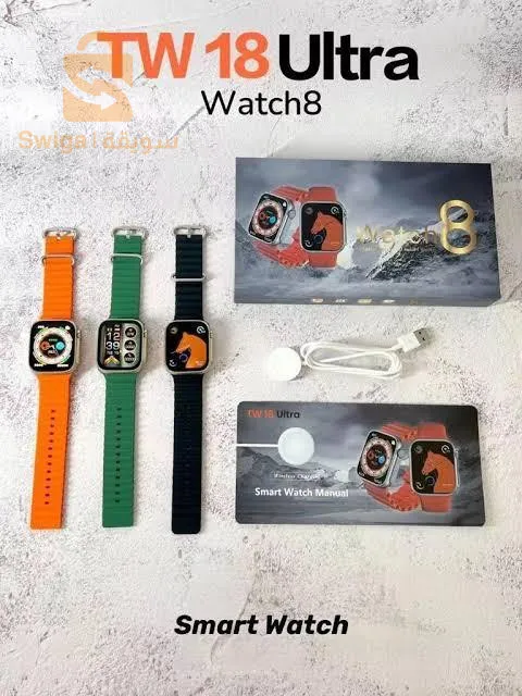 New TW18 Ultra SmartWatch With Wireless Charging For Men 
Women 
livraison 58 wilaya