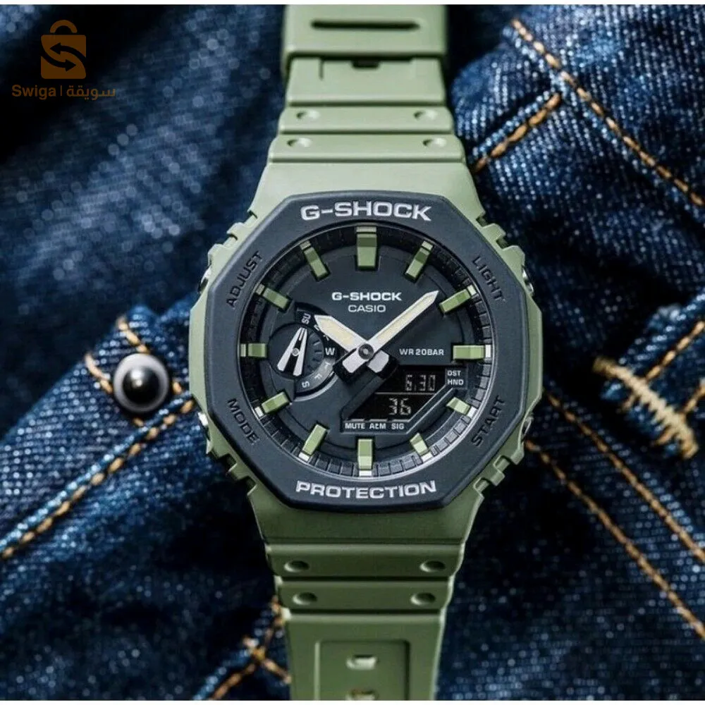 Montre Casio G-Shock-vert millitaire