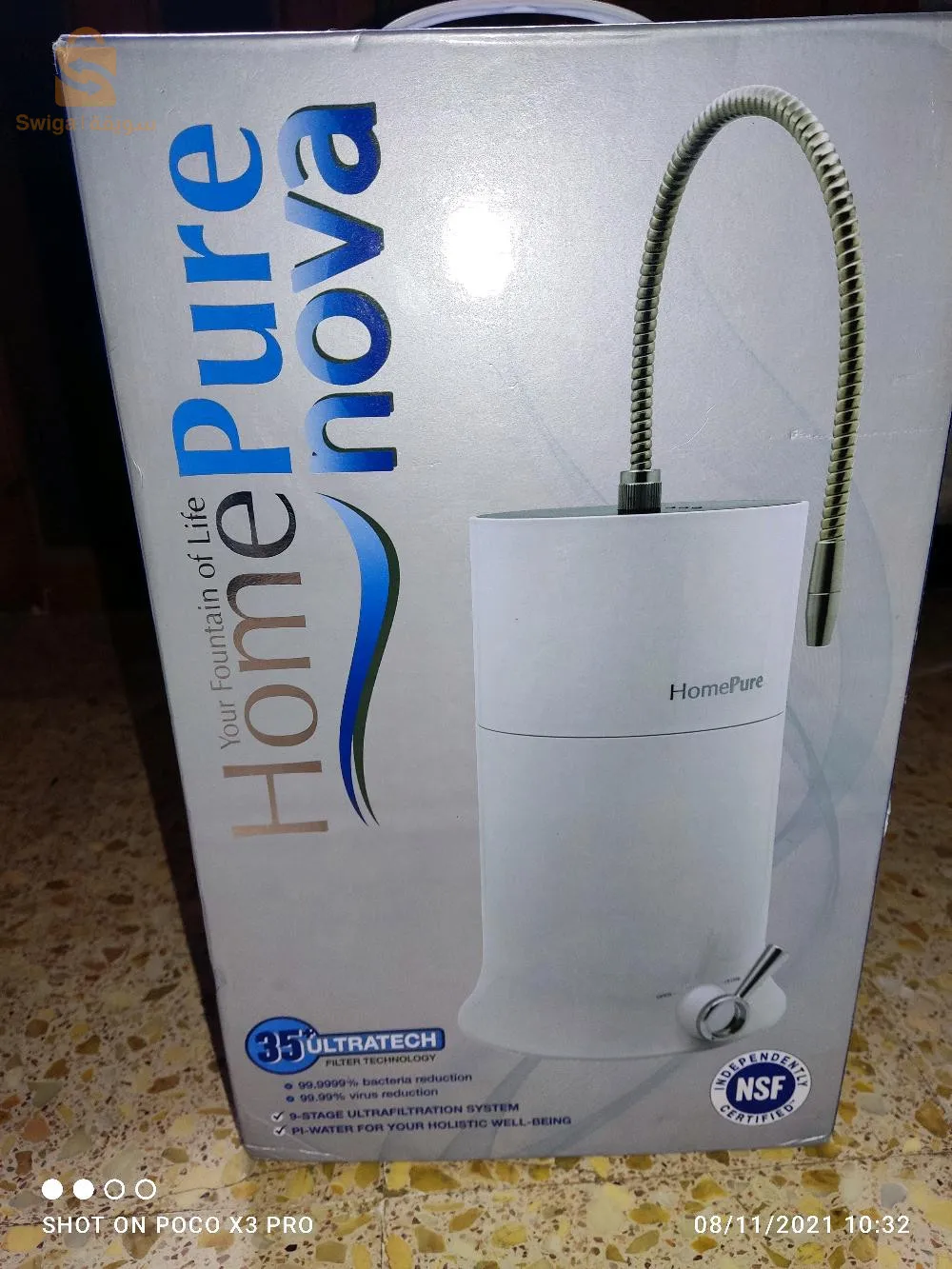 HOMEPURE NOVA WATER FILTRATION SYSTEM
