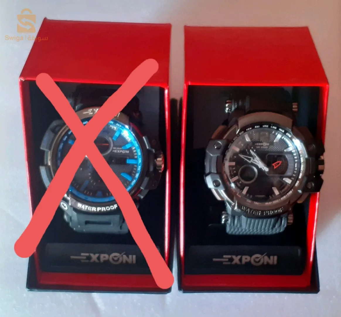 Montre de sport élégante pour hommes