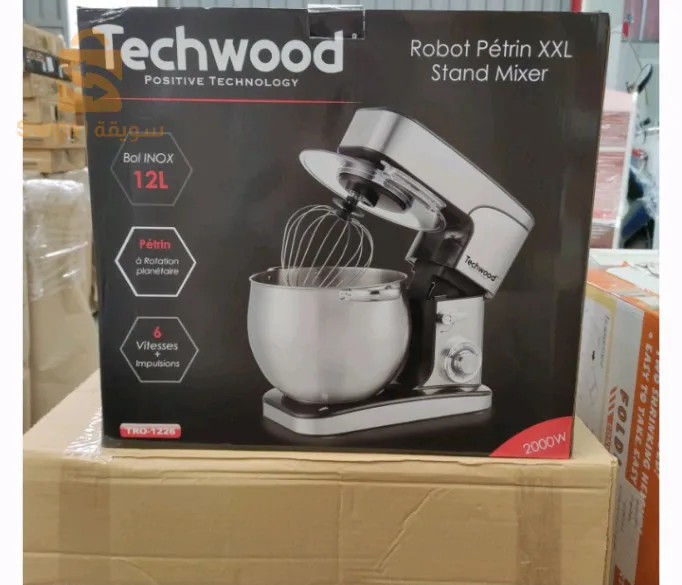Techwood Robot Pétrin Professionel 12L 2000W TRO-1226
منتج اصلي