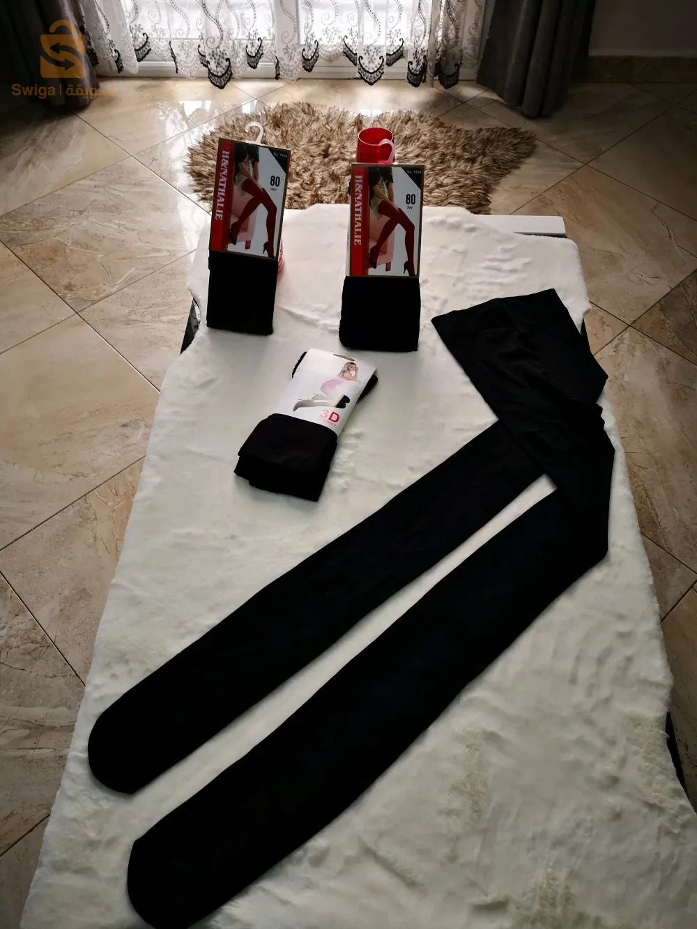 Bas culotte opaque