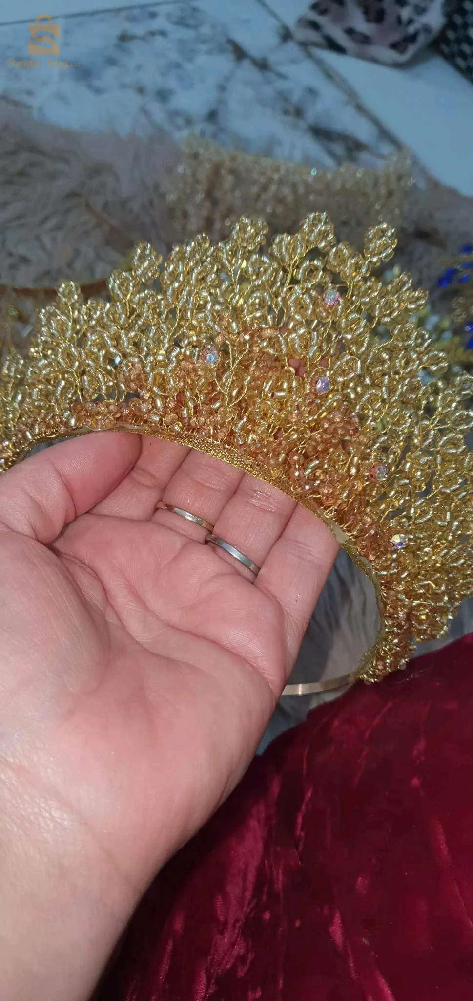 اكسسوارات  شعر للعرائس