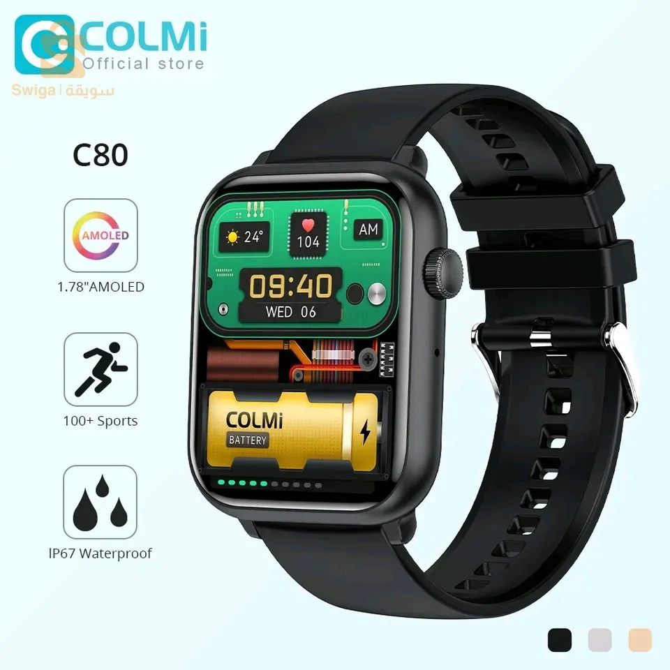 smart watch Colmi c80 super amoled