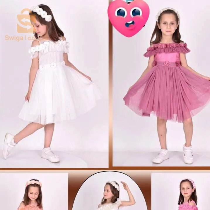 فساتين للعيد من عمر 2 سنة إلى 7