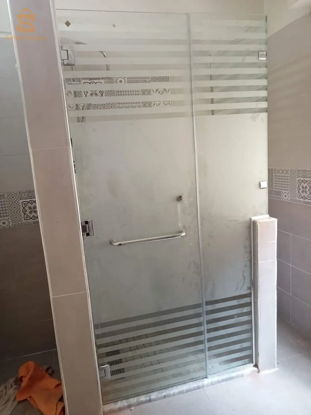 cabine de douche verre trempé