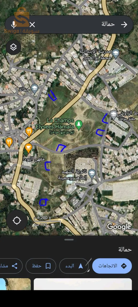 قطاعات صالحه للبناء وسط البلديه امام جميع المرافق