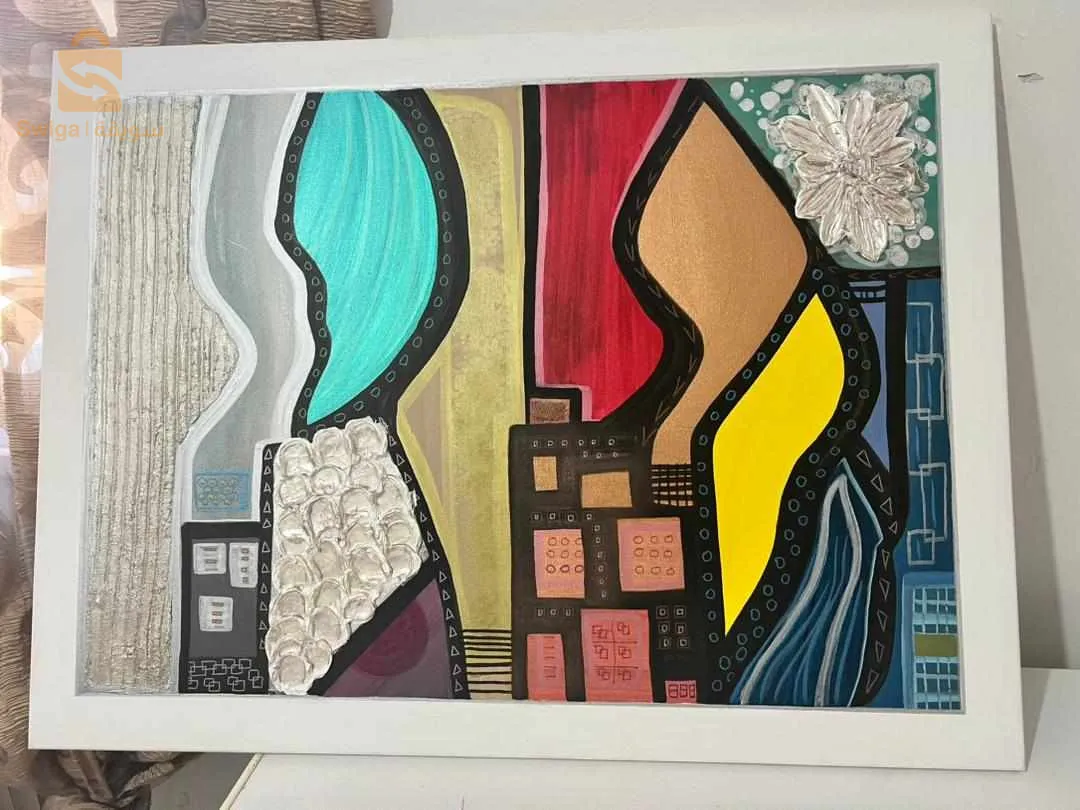 لوحة رسم قطن فنية