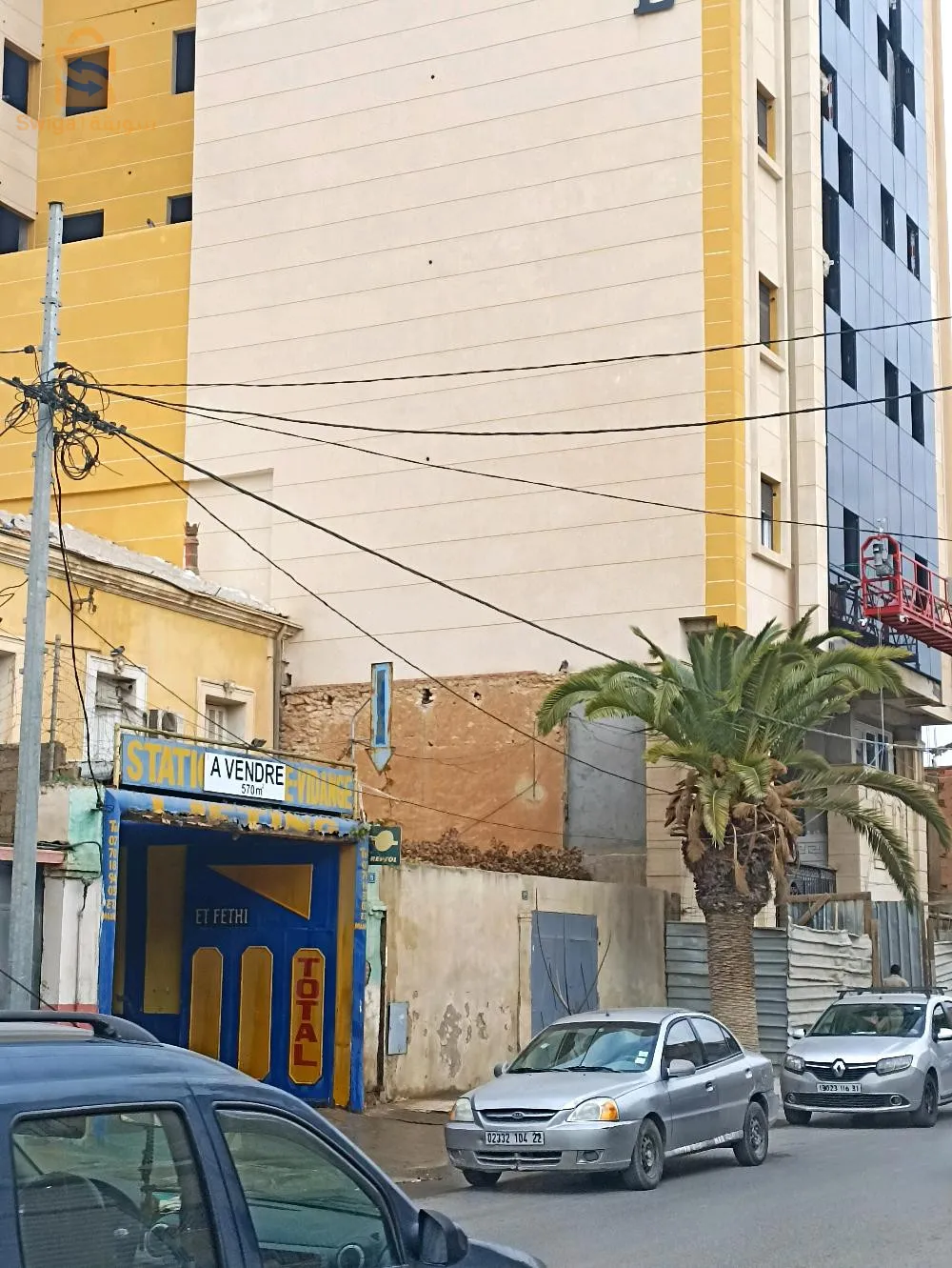 بيع محل للبيع وسط مدينة سيدي بلعباس طريق وهران مساحة570