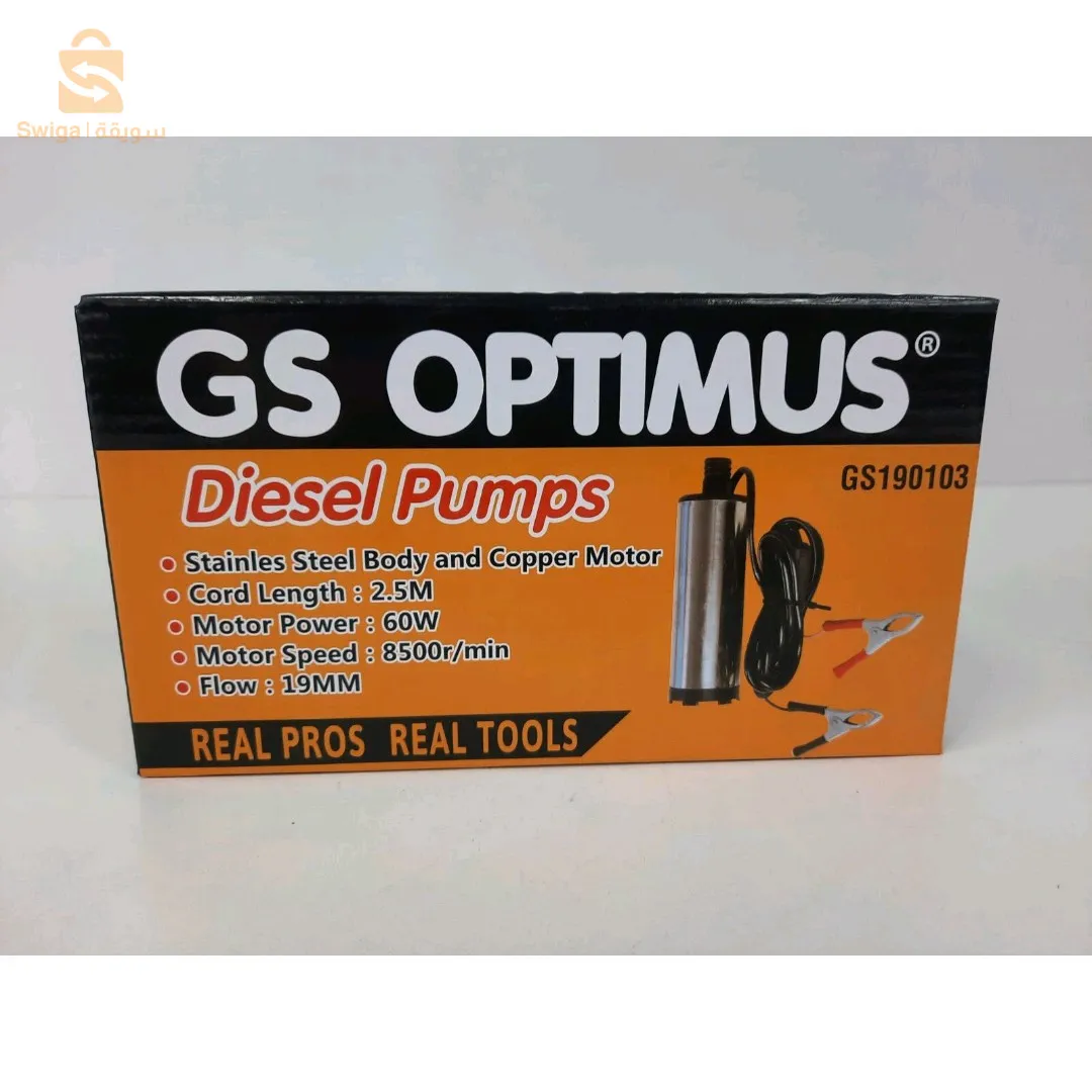 OPTIMUS Pompe Pour Voiture Pour Transfert Et Extraction D'eau Et De Huile 12V