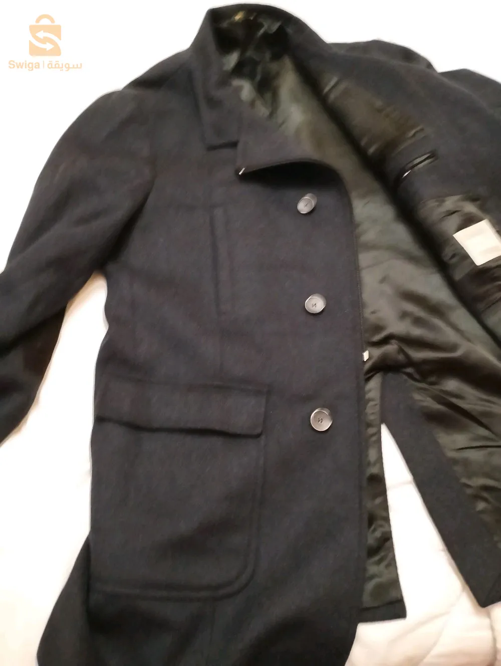 manteau homme mi long original marque Enrico covri