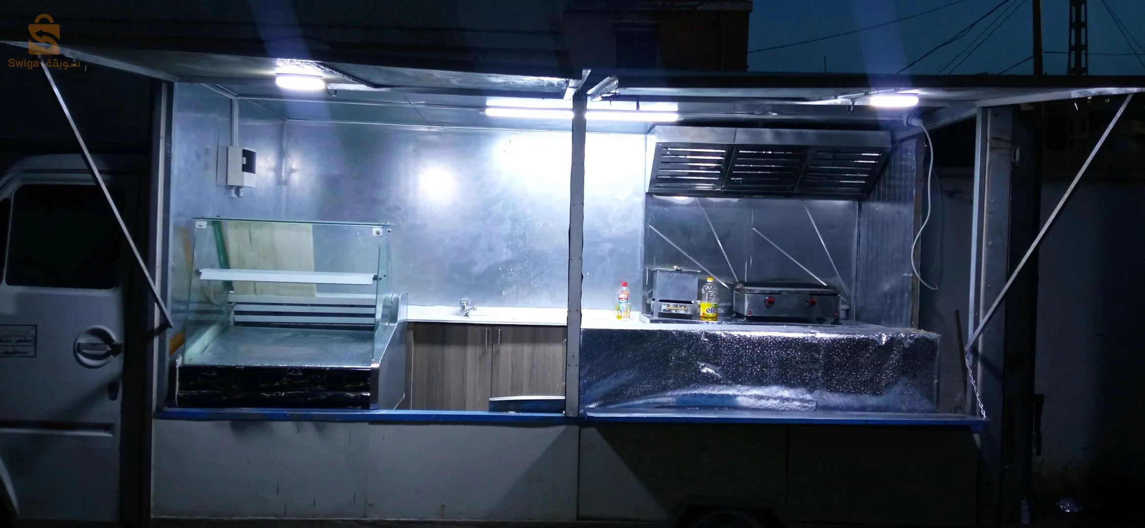 مطعم متنقل متور افيكو لكرط قريز مطعم متنقل منهاراك خدم نبيع ولانبرز رقم الهاتف 0676278948
