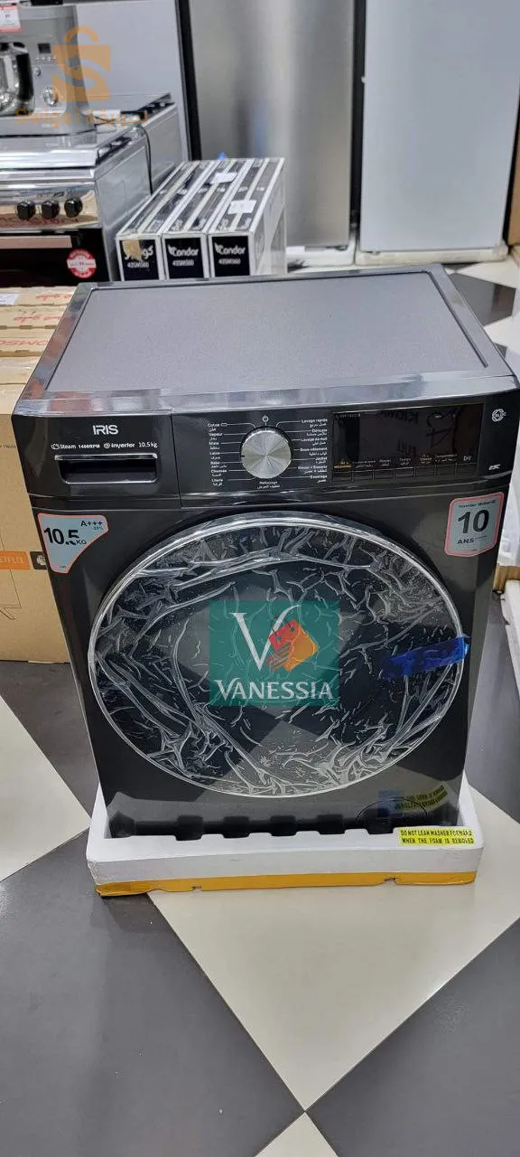 ♦️Machine à laver Automatique iris 10.5 kg
