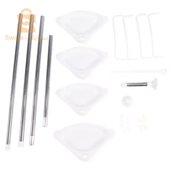 Étagère Réglable Télescopique Pour Coin de Salle de Bain منظم حمام زاوية قابل للتعديل مع رف مناشف