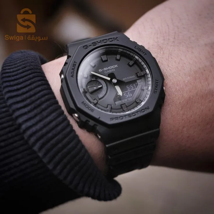 ساعة كاسيو جي شوك_اسود$👍