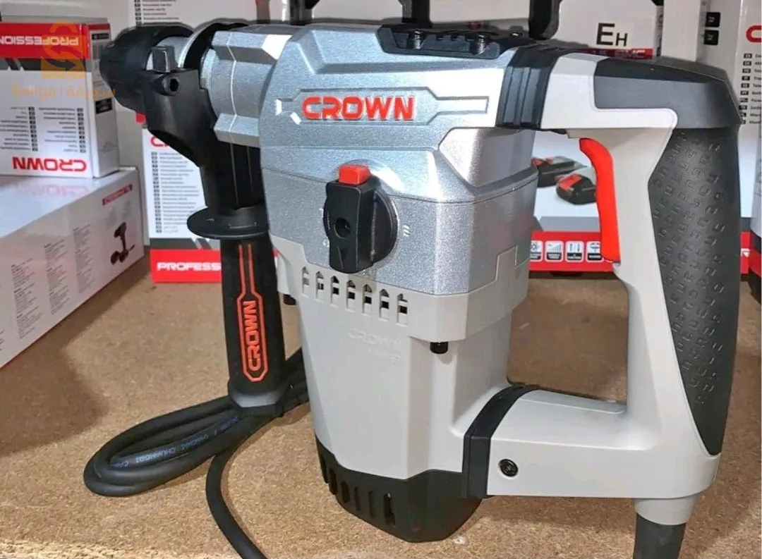 visseuse crown marteau perforateur.  niveau laser. et perché