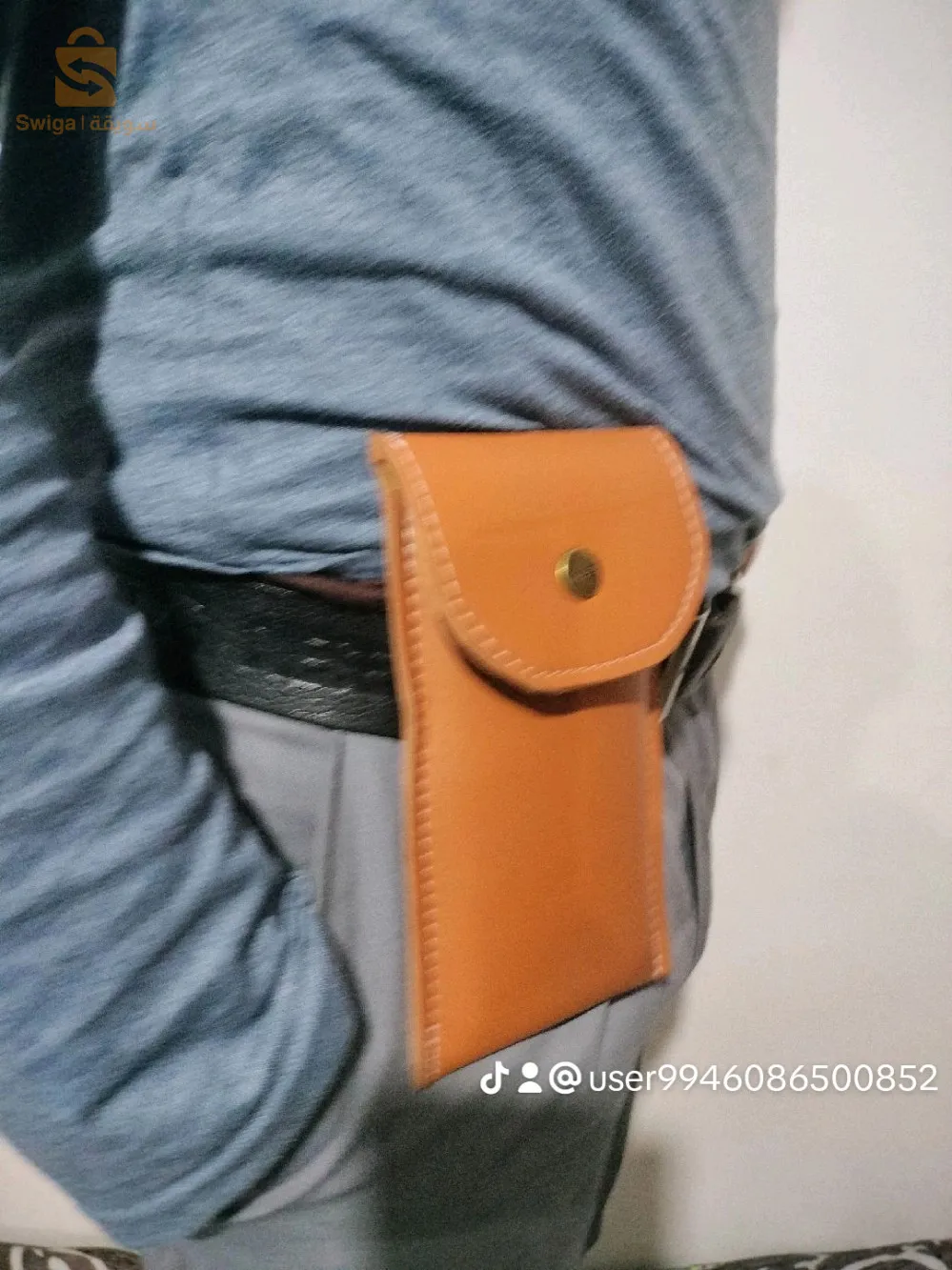 حامل الهاتف النقال في الحزام لكل انواع الهواتف المحمولة الجديدة يسهل ويساعد في حمل الهاتف النقال 0542664867porte téléphone