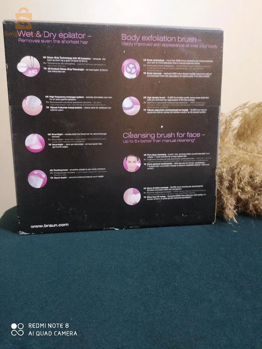 💯💯 coffret appareil épilation Braun epil7 corps et visage original allemand garantie 💯💯💯