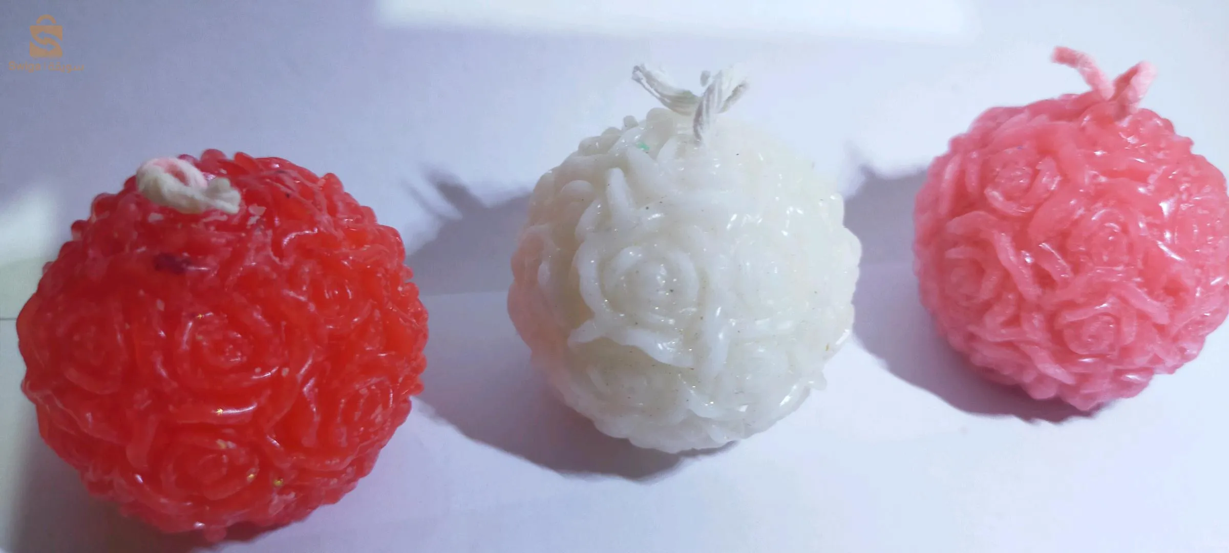 شموع معطرة بأشكال مميزة