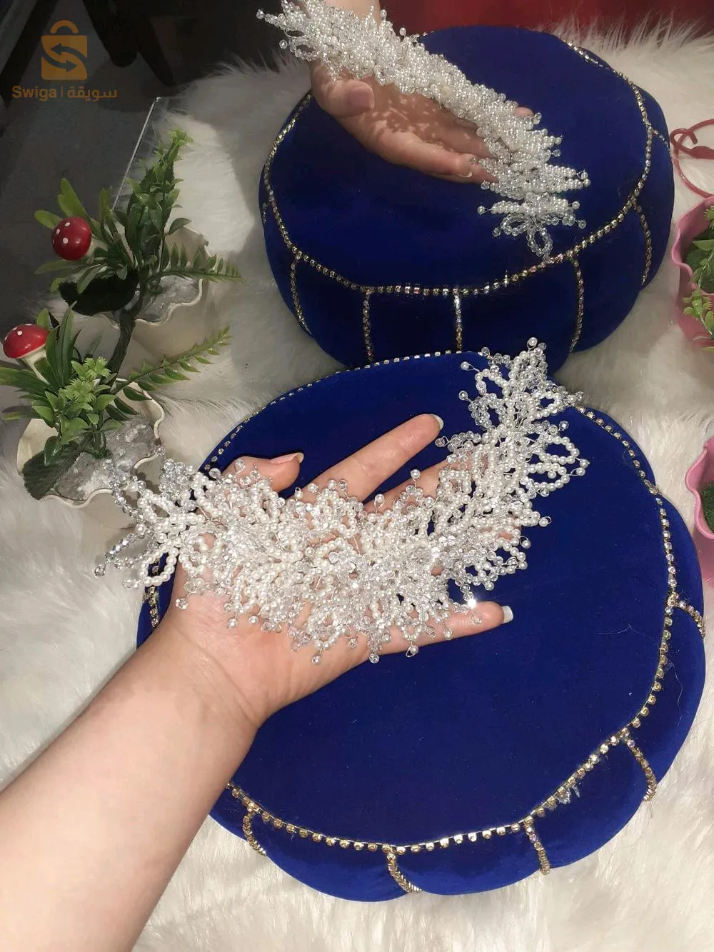 اكسسوارات  شعر للعرائس