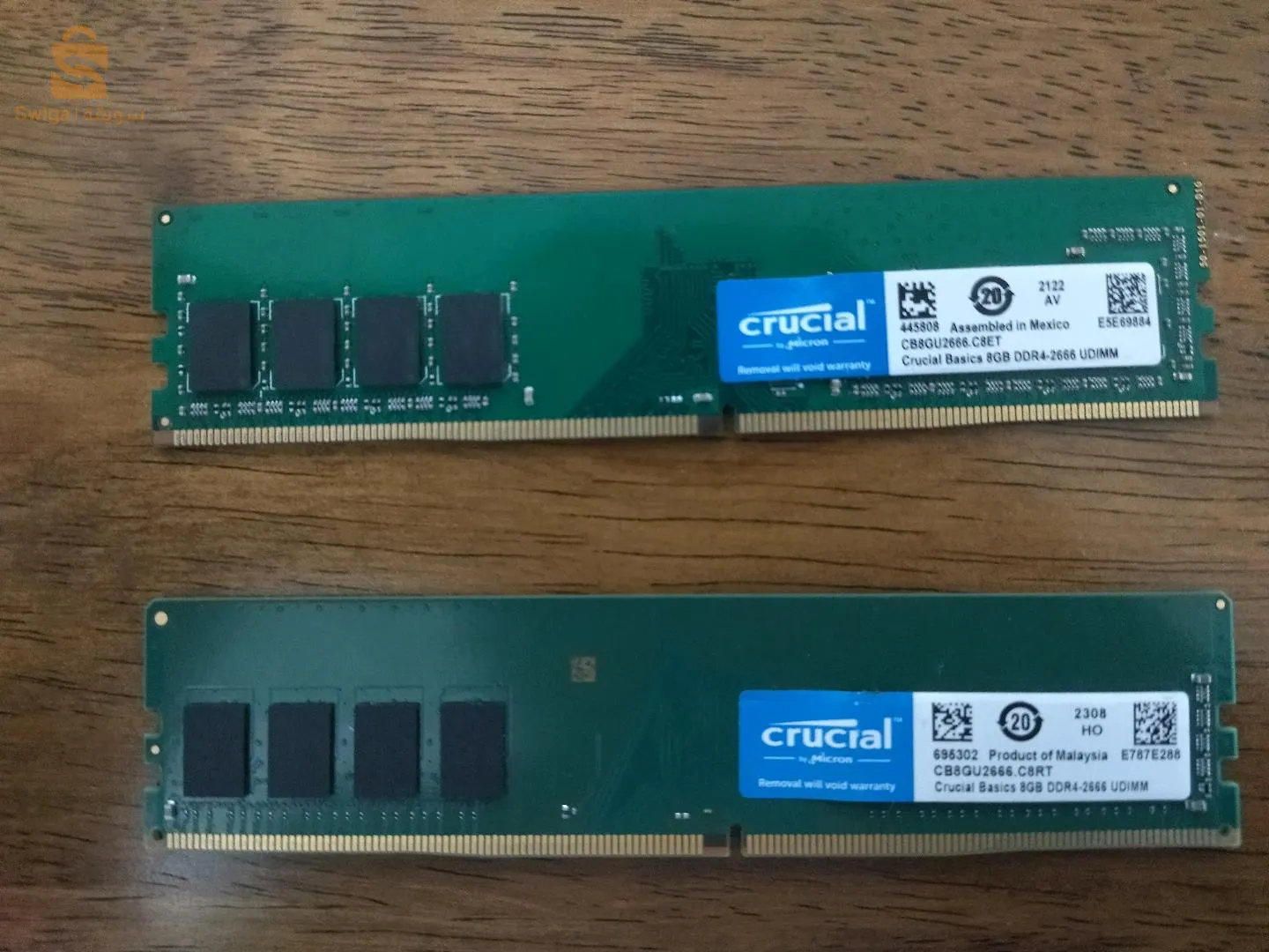crucial ram 8 × 2 DDR 4 2666mhz