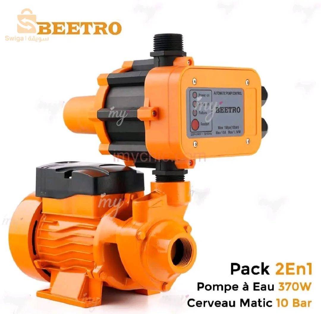 Pack Beetro Pompe à Eau 370W + Cerveau Matic 10 Bar