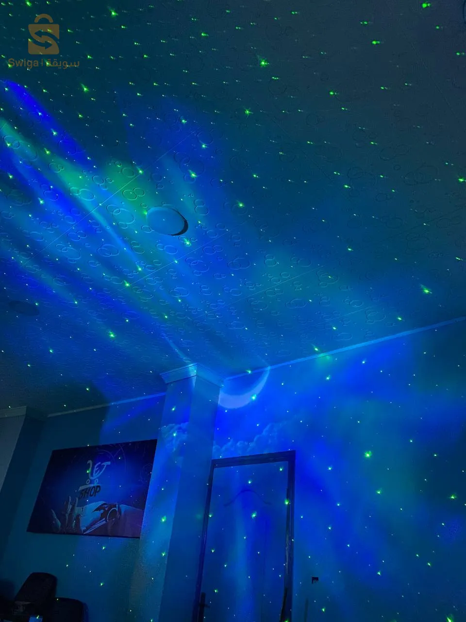 Projecteur d'astronaute galaxie Bleutooth avec télécommande