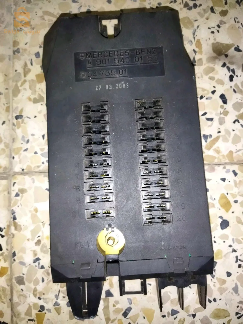 boite visible forgou MERCEDESSE BENZ