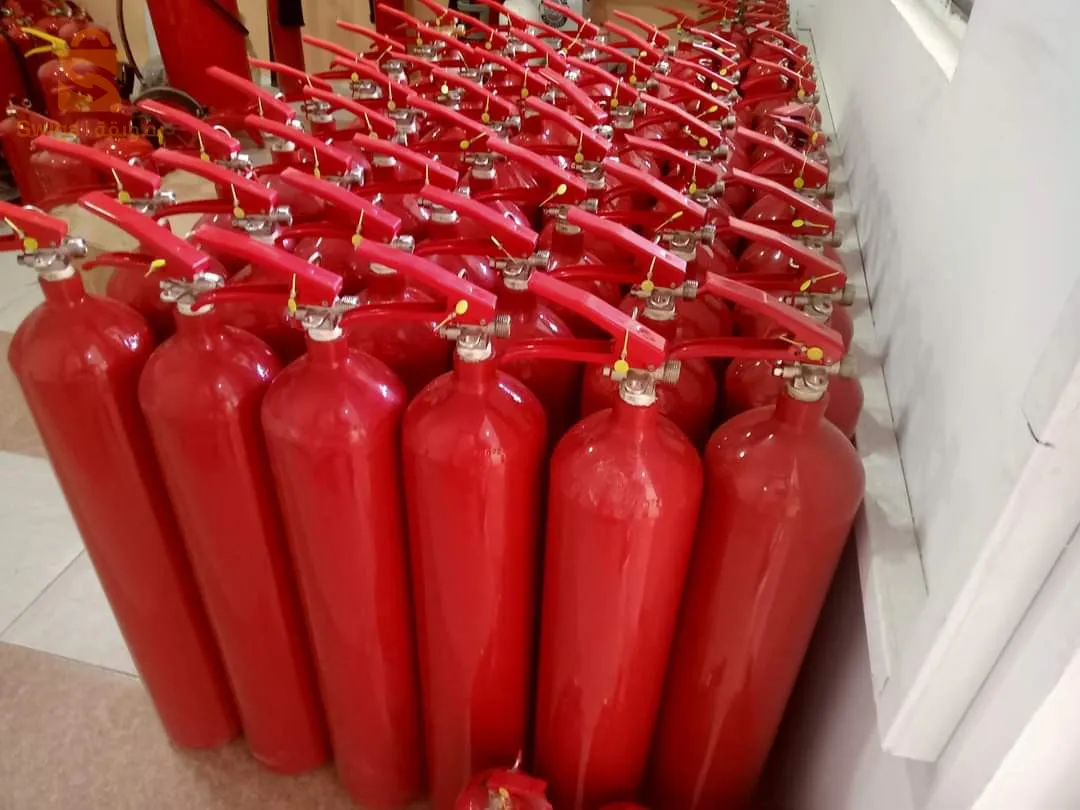 بيع وصيانة جميع انواع طفايات الحريق ومستلزمااها و أكسيسوارات التعبئة