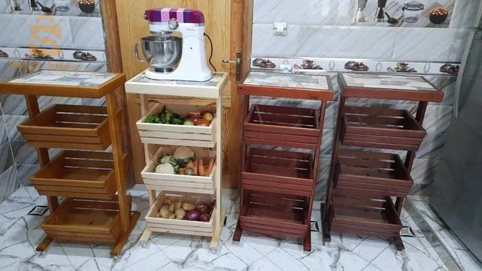 chariot lègumes Bois rouge 1er choix