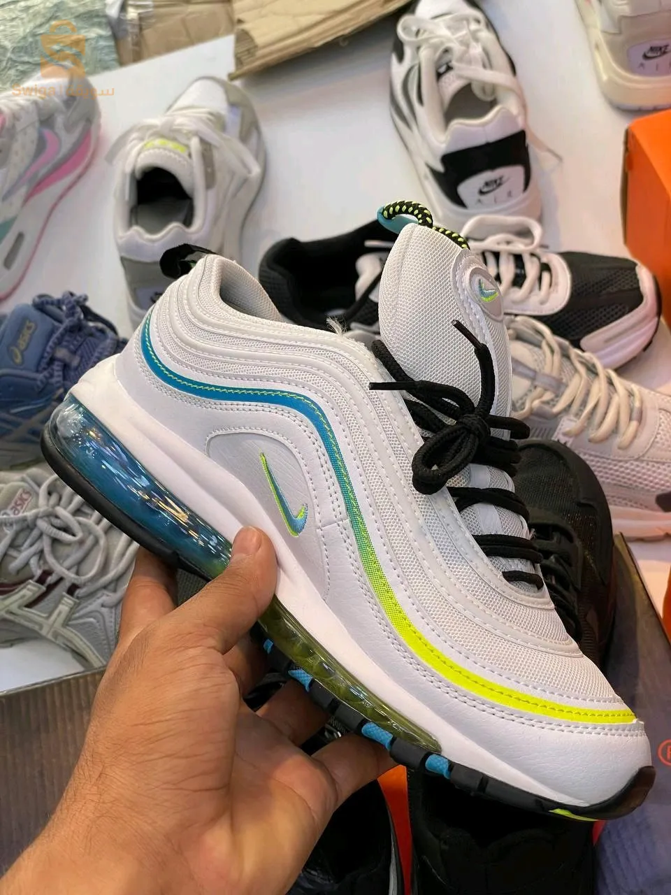 Nike Air Max 97 Worldwide White juste (40 , 39)