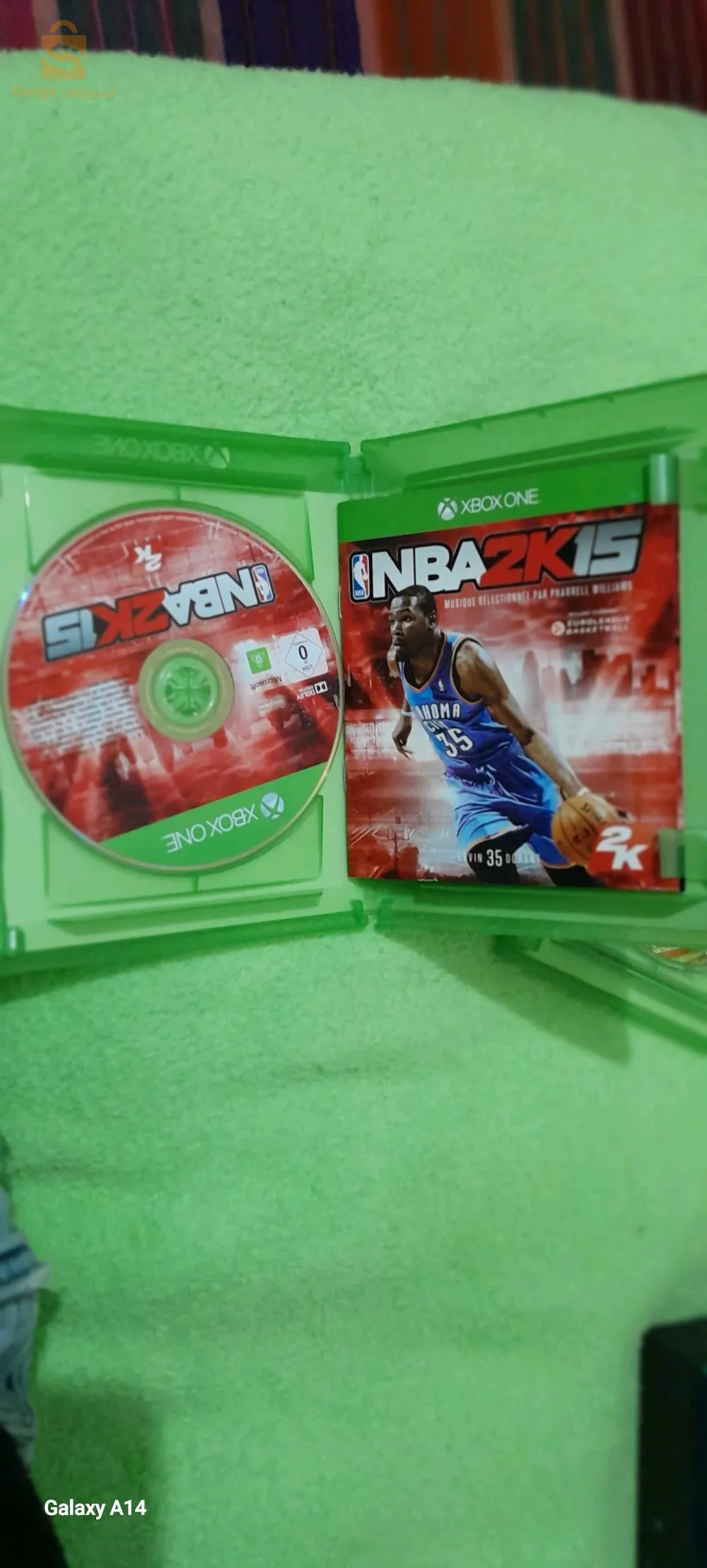 أقراص ألعاب إكسبوكس وان 
1. Dragon ball Fighter Z
2. NBA2k15