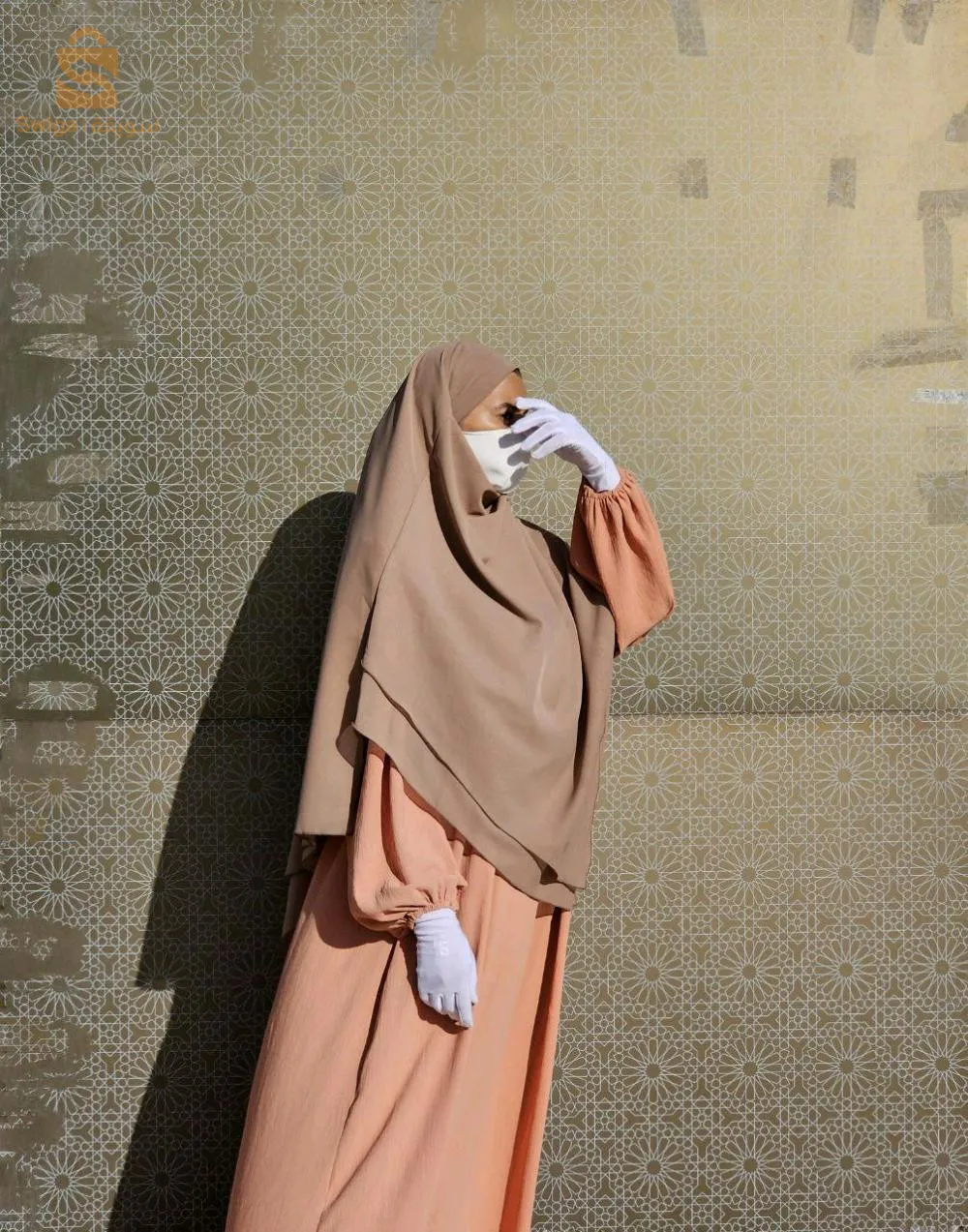 حجاب شرعي بدون اسدال قماش أصلي