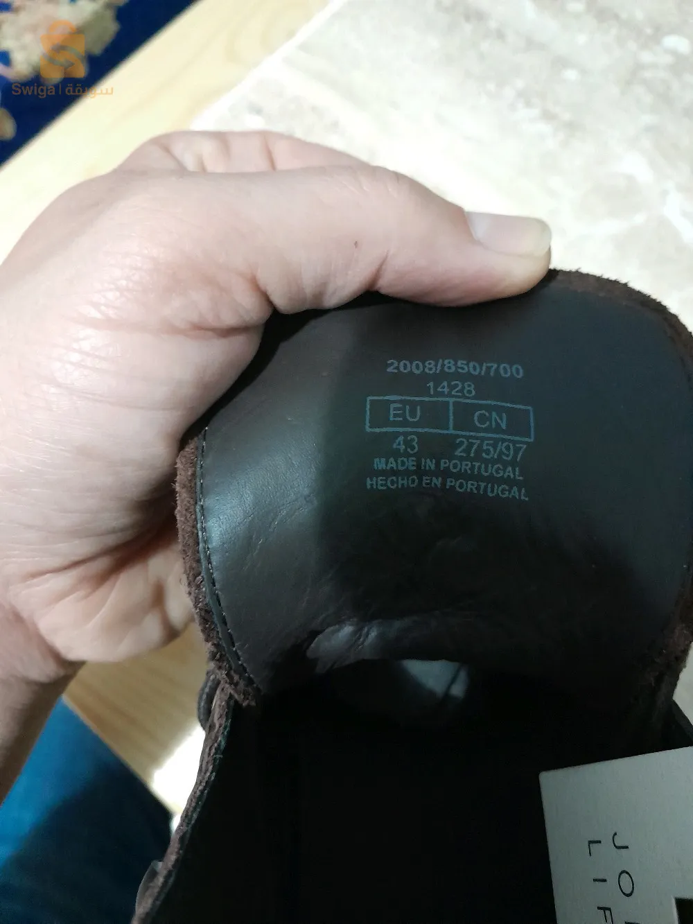 chaussures bottes cuir véritable originale européenne Massimo Dutti fabriqué au Portugal