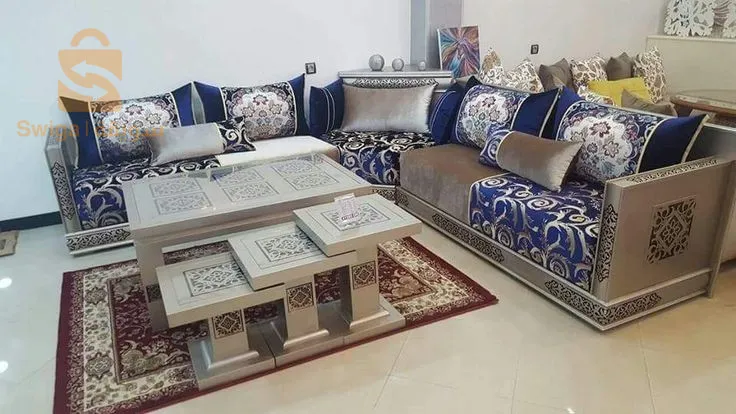 صناعة صالونات مغربية عصرية بأفكار و أشكال جديدة على حساب مقاسات الصالون مرحبا رقم الهاتف 0778808488 توصيل جميع الولايات